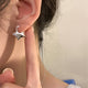 Sterling Silver Mini Star Earrings