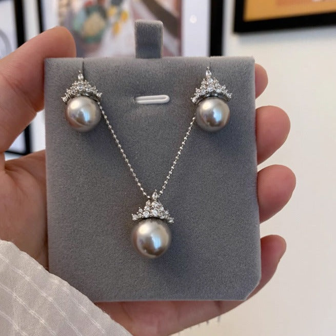 Snow Queen Necklace / Earrings