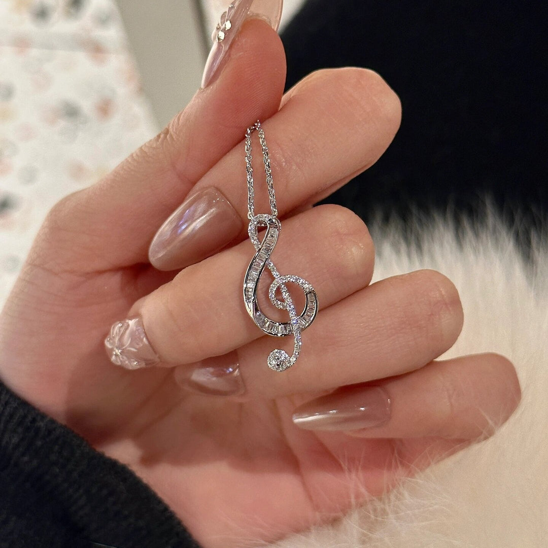 Jumping Note Necklace