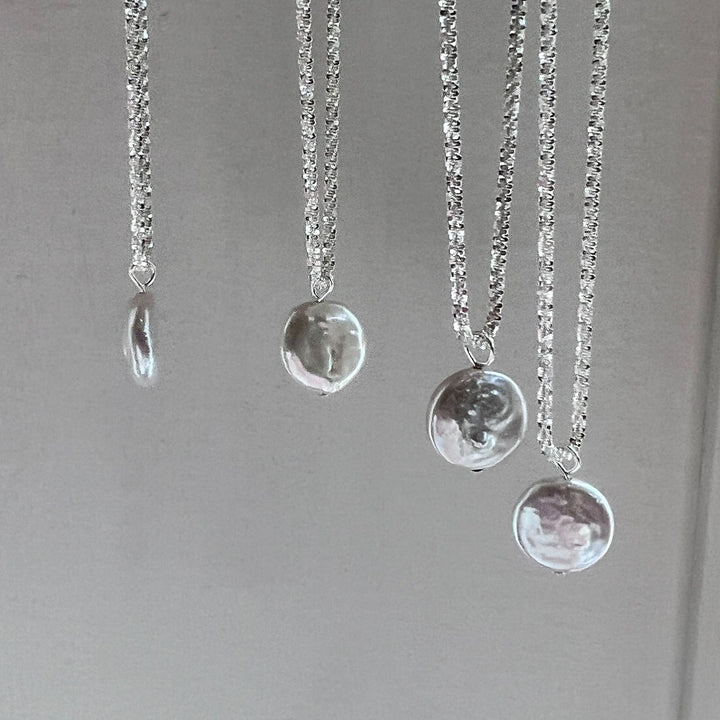 Sterling Silver Baroque Necklace