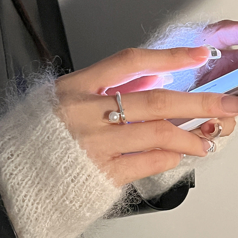 Pearl Pendant Ring