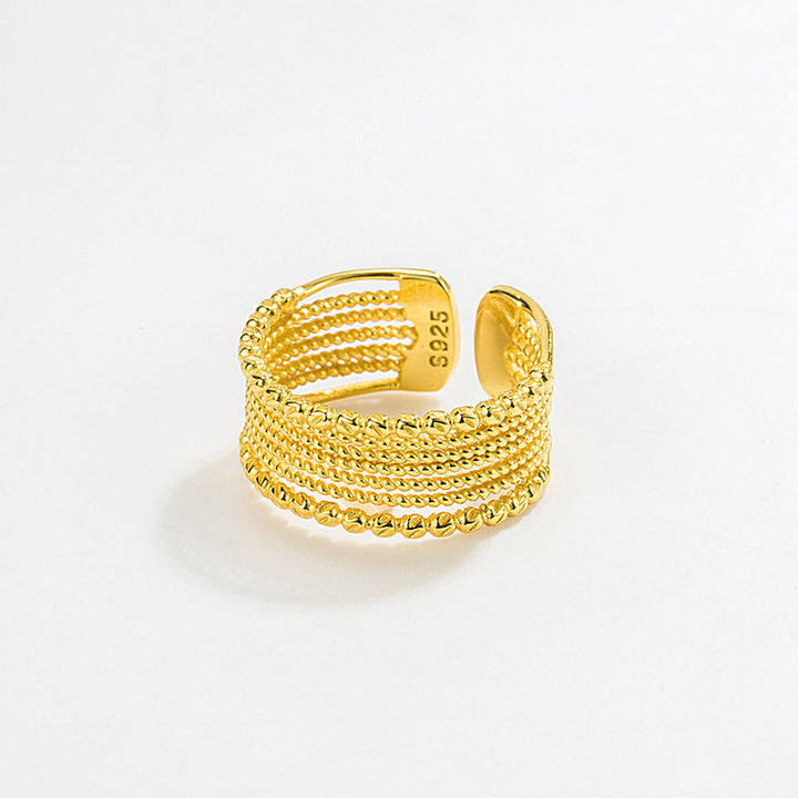 Braided Twist Open Ring