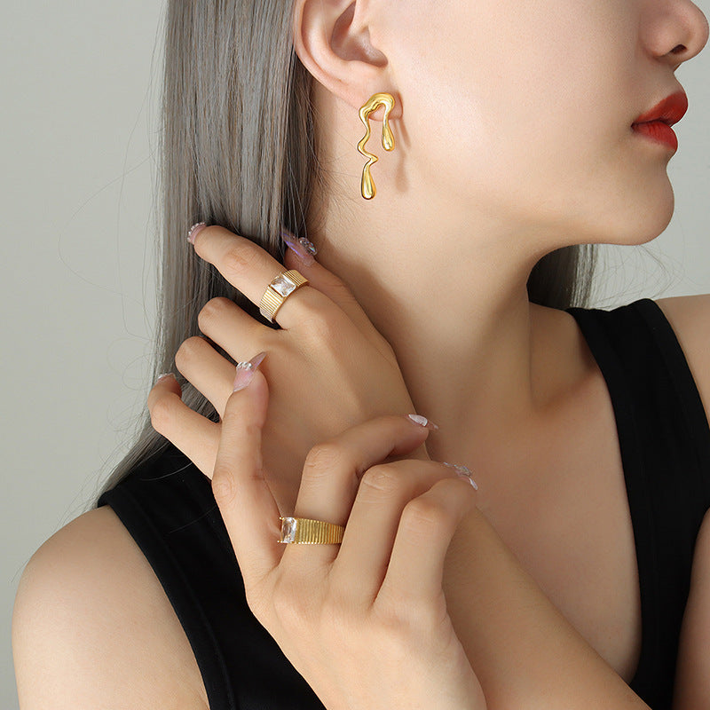 Irregular Shaped Earrings