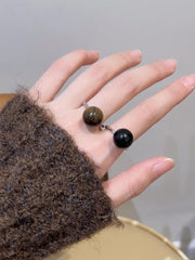 Vintage Natural Stone Tiger Eye Ring