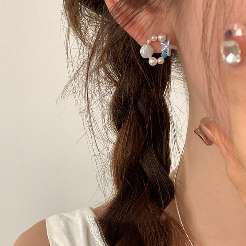 Pearl and Shell Earrings