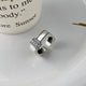 Square Zirconia & Pearl Open Ring — Adjustable | S925 Sterling Silver