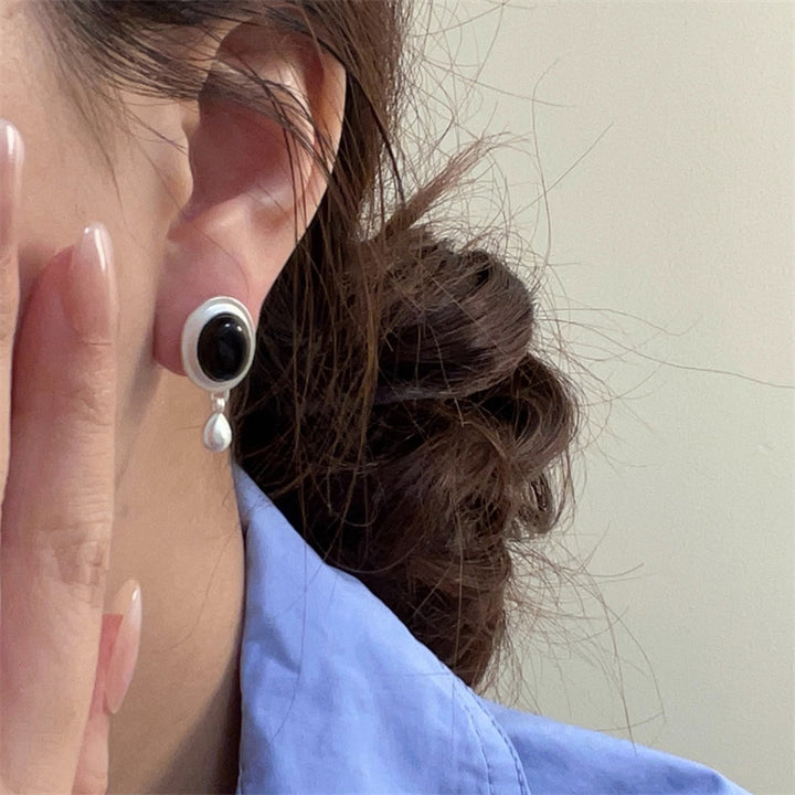 Vintage Onyx Earrings