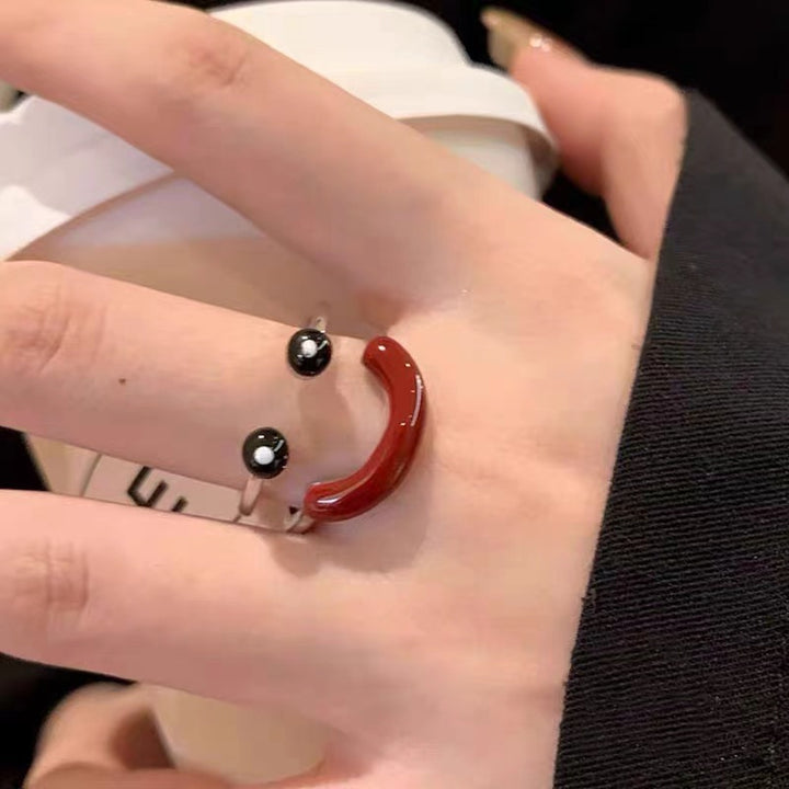 Cute Smile Adjustable Ring