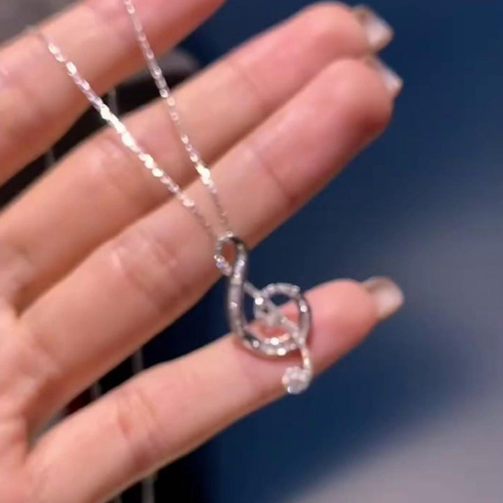 Jumping Note Necklace