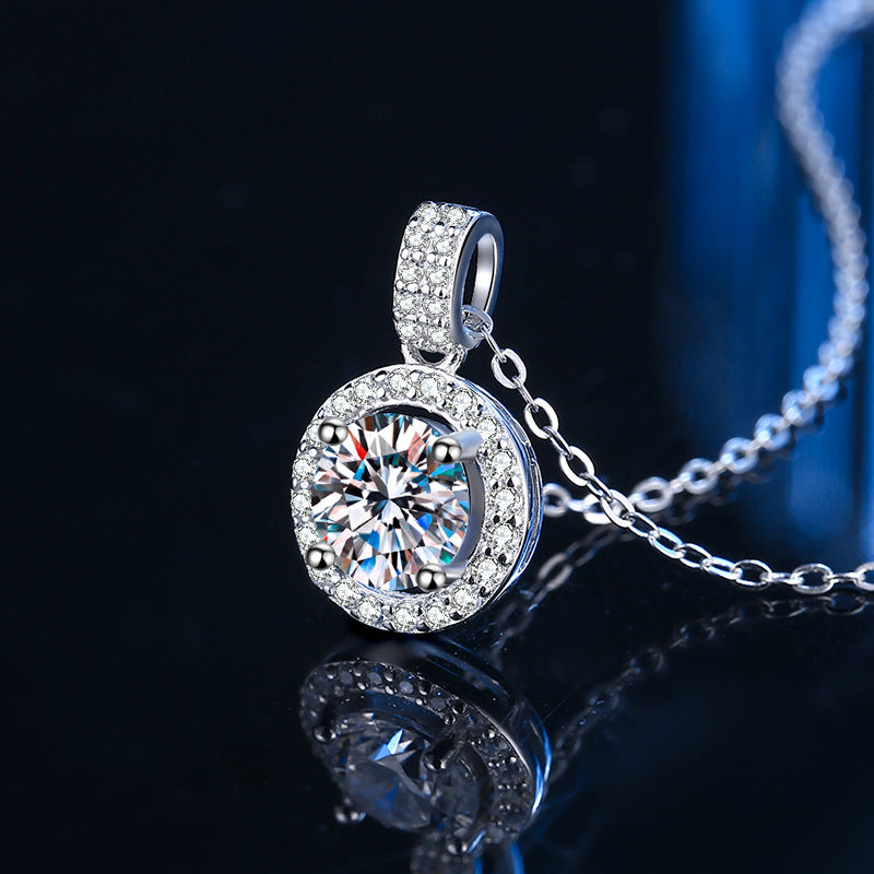 High Quality Sterling Silver Diamond Necklace