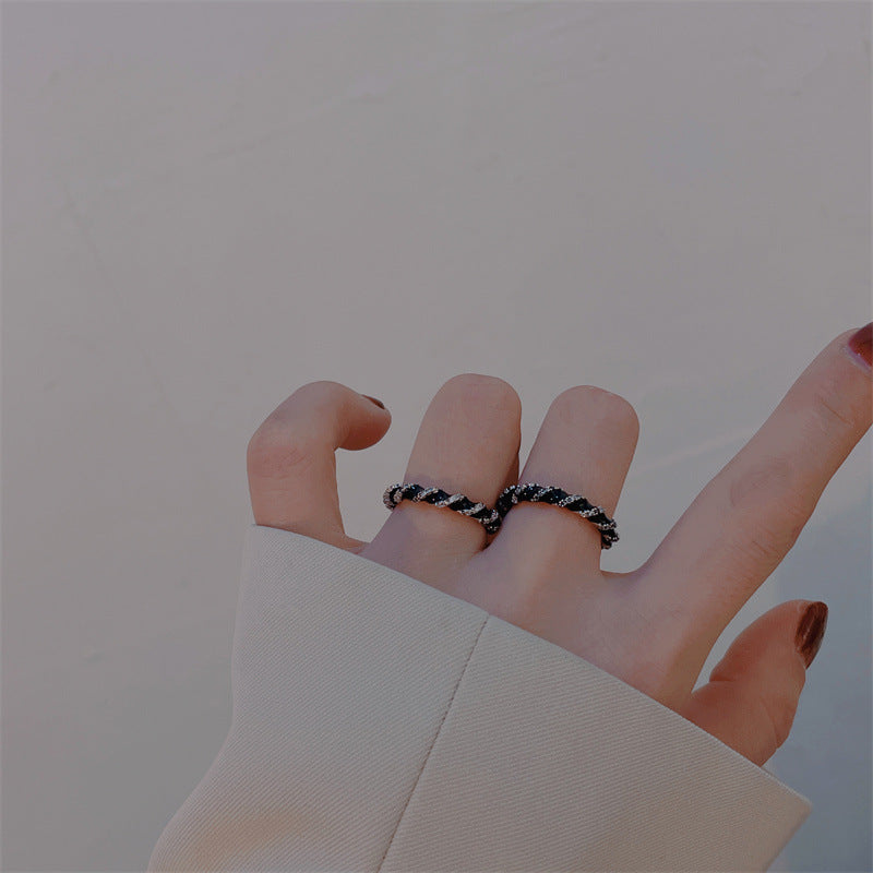 Twill Twist Ring