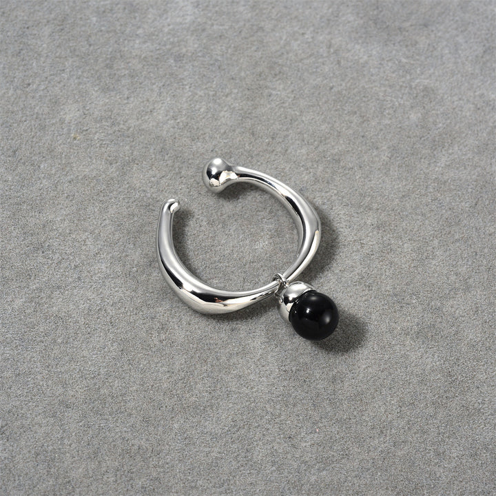 Onyx Hazelnut Ring