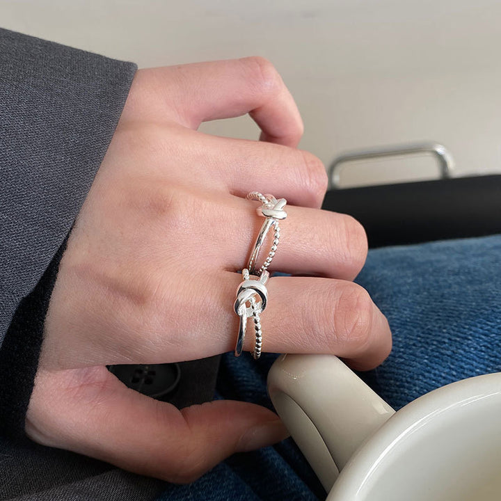 Personalized Knotted Adjustable Ring