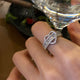 Designer Heart Zirconia Ring