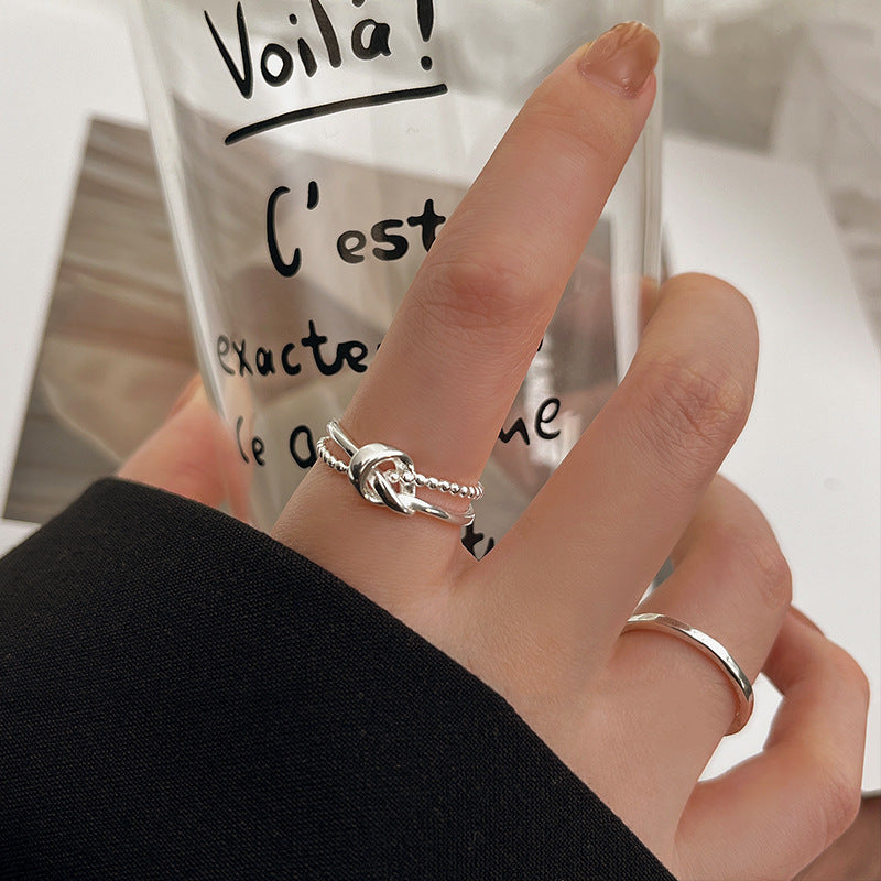 Personalized Knotted Adjustable Ring