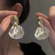Gold and Silver Shell Earrings