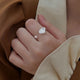 Sterling Silver Irregular Heart Ring