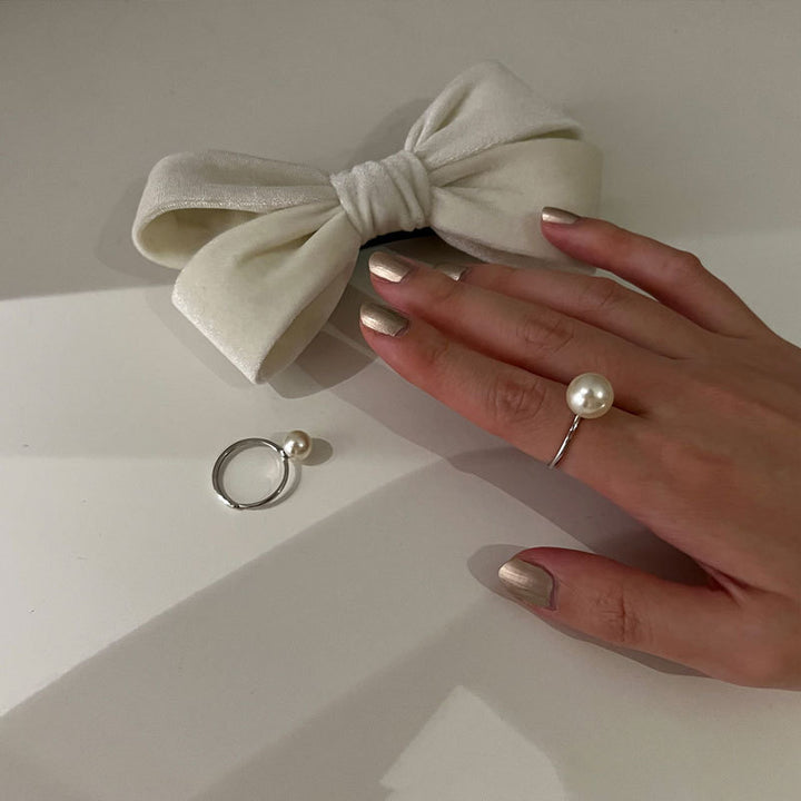 Classic Pearl Sterling Silver Ring