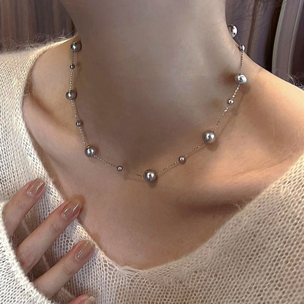 Full Star Pearl Necklace