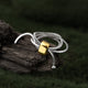 Multi-Layer Line Wrap Adjustable Ring