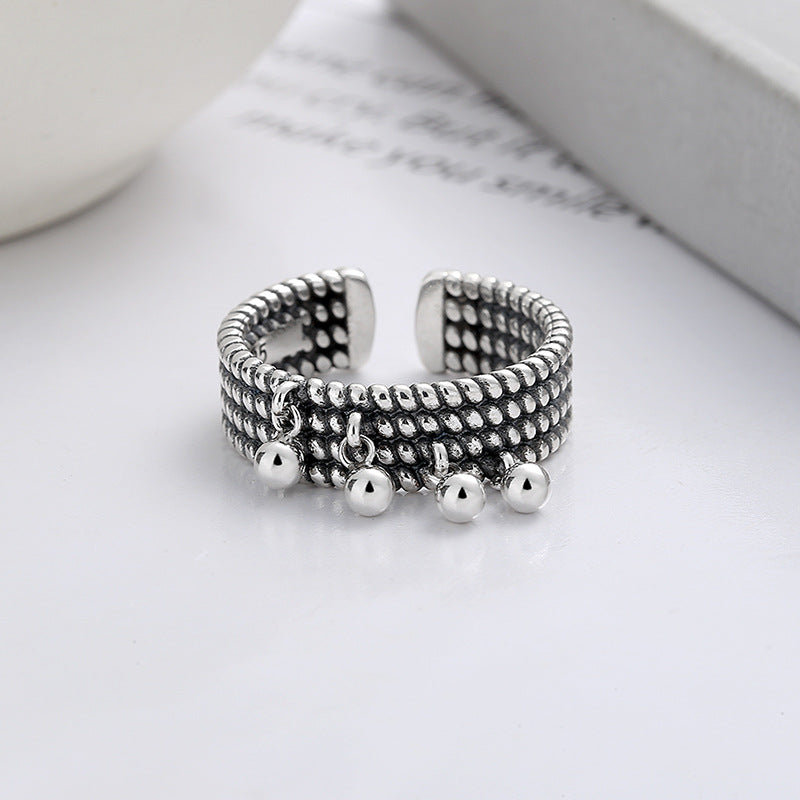 Small Beaded Vintage Ring