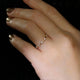 Dainty Floral Stackable Ring — Tiny Zircon Band | Gold / Silver | S925 Sterling Silver