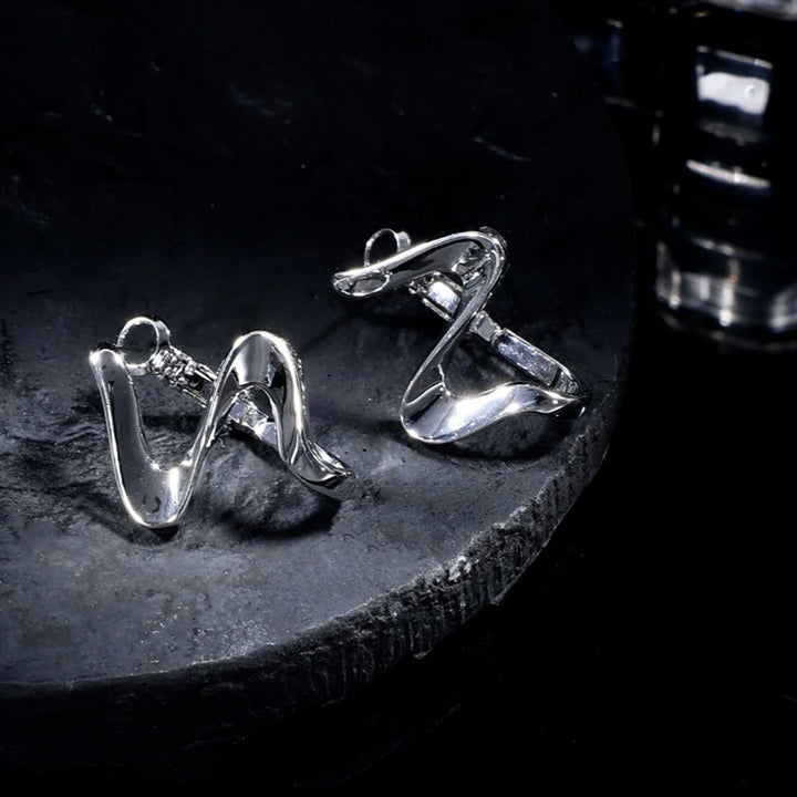 Techno Geometric Earrings