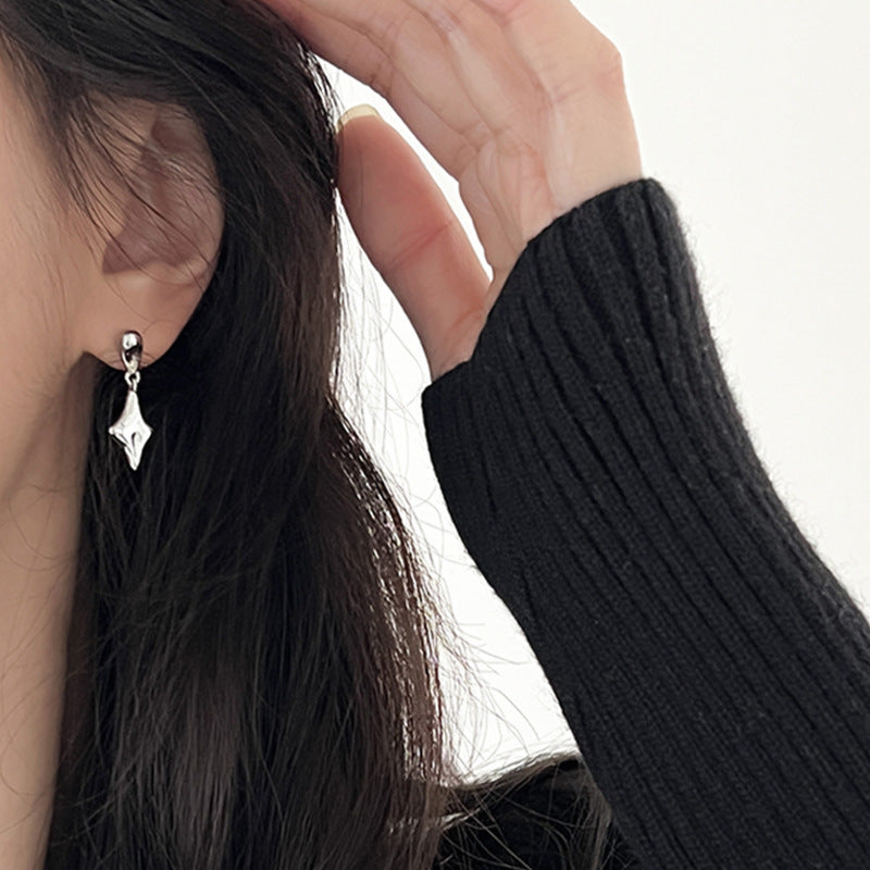 Asymmetrical Quadrangle Earrings