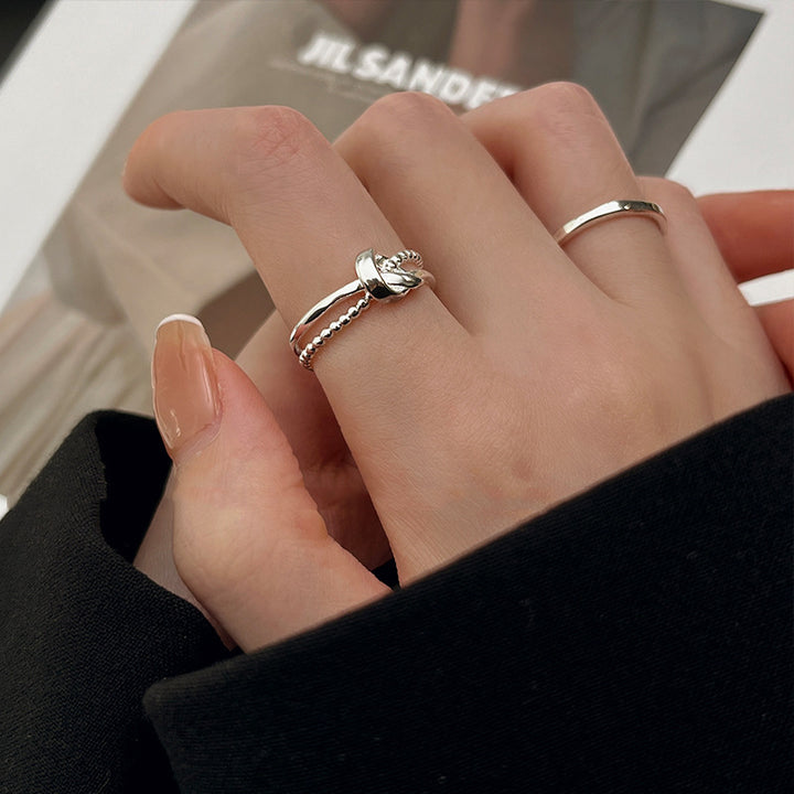Personalized Knotted Adjustable Ring