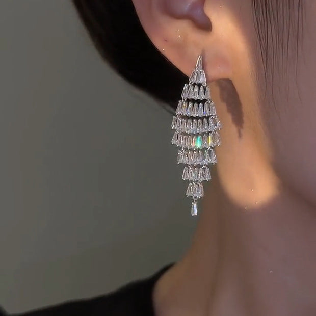 Elegant Zirconia Earrings