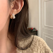 French Vintage Pearl Earrings