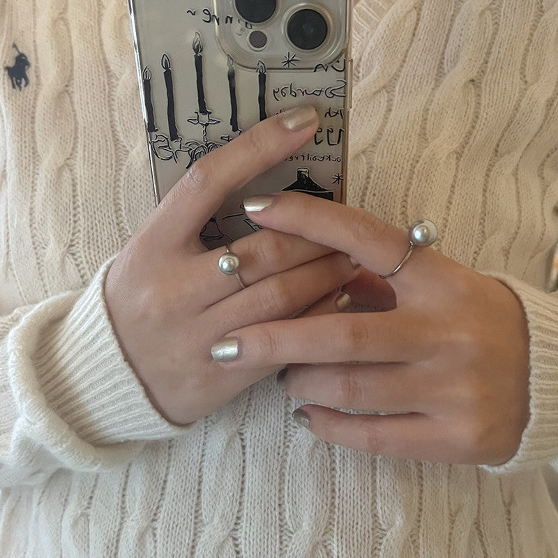 Classic Pearl Sterling Silver Ring