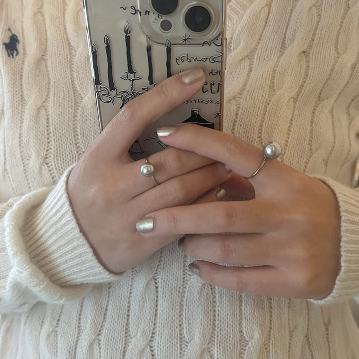 Classic Pearl Sterling Silver Ring