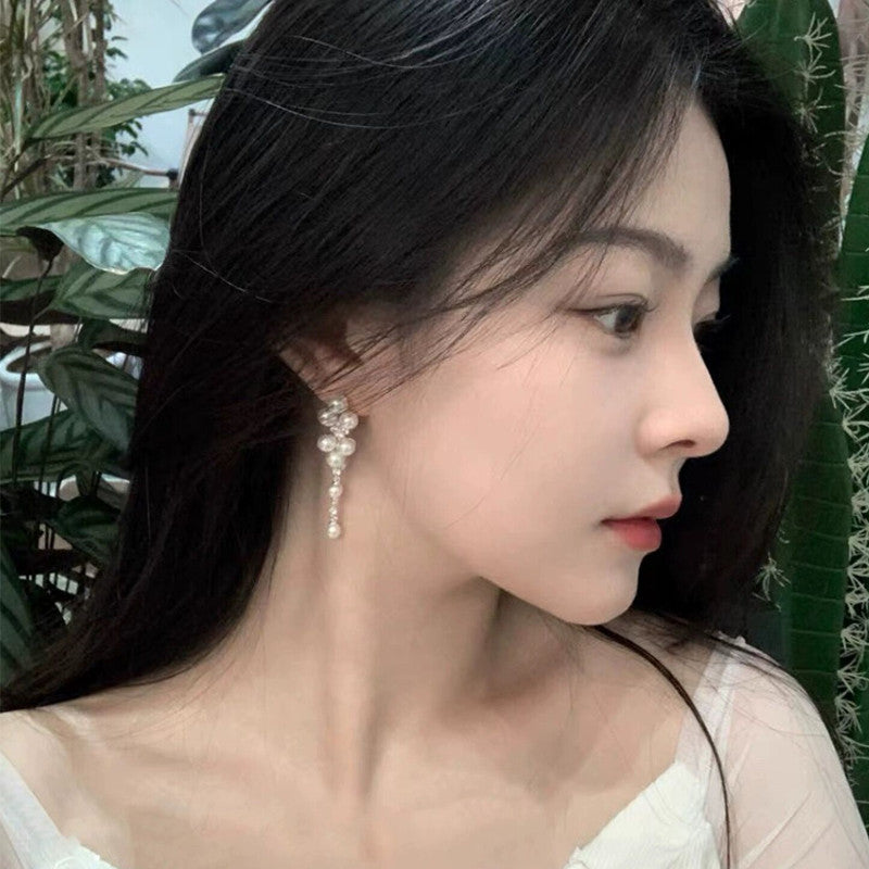 French Pearl Vintage Earrings