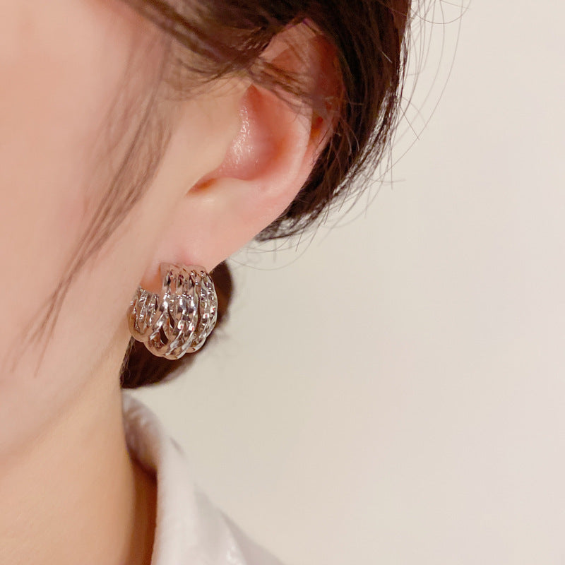 Vintage Twist Multi-Layer Earrings