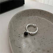 Onyx Hazelnut Ring