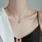 High Quality Sterling Silver Diamond Necklace