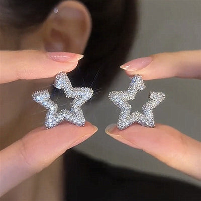 Irregular Star Glitter Earrings