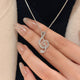 Treble Clef Moissanite Necklace