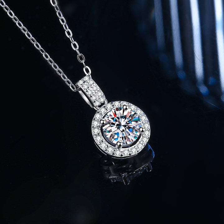High Quality Sterling Silver Diamond Necklace