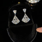 Zirconia Skirt Earrings