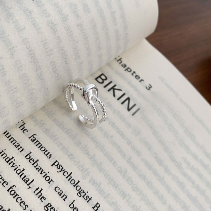 Personalized Knotted Adjustable Ring