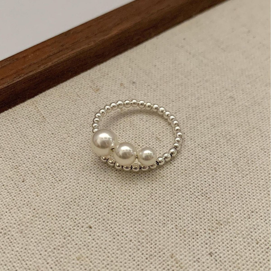 Sterling Silver Freshwater Pearl Wrap Ring