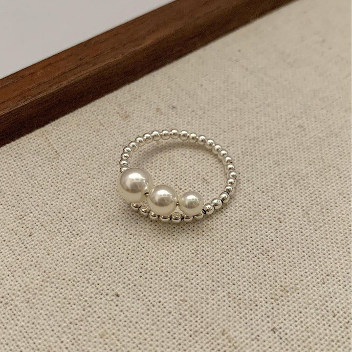 Sterling Silver Freshwater Pearl Wrap Ring