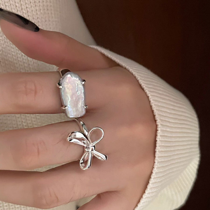 Sterling Silver Ribbon Ring