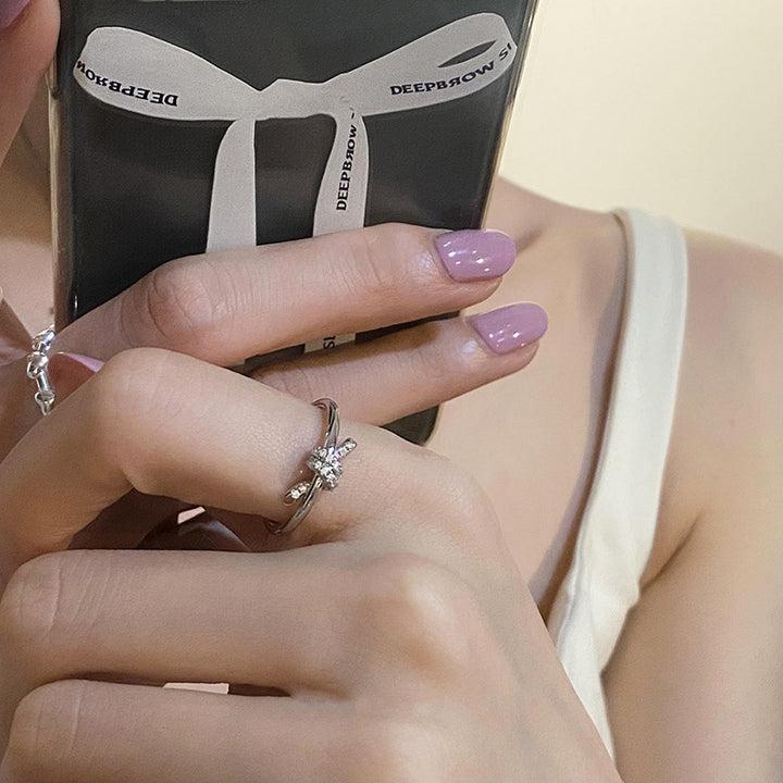 S925 Sterling Silver Knot Ring