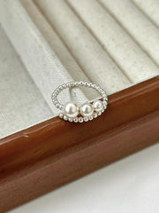 Sterling Silver Freshwater Pearl Wrap Ring