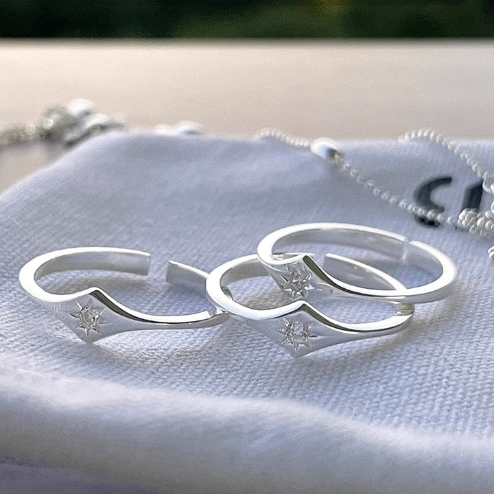 Sterling Silver Star Ring