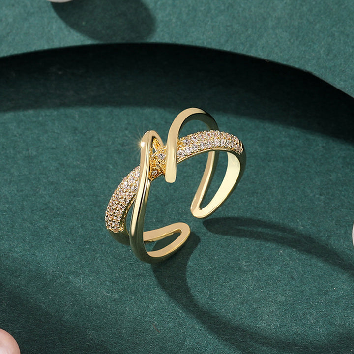Personalised Geometric Adjustable Ring