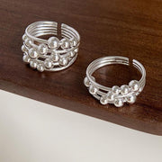 Designer Multi-Layer Line Bead Ring